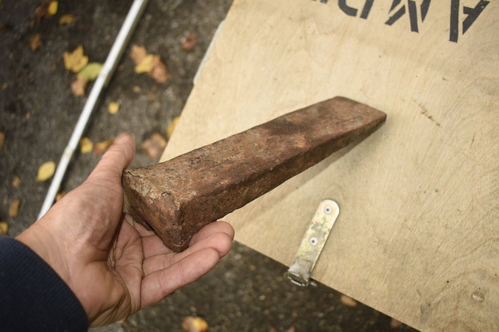 Sopomarkt24 Spaltkeil 2kg Gedreht - 2er Set Forstkeil Für Holzspaltung