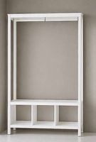 IKEA offener Kleiderschrank / Garderobe weiss
