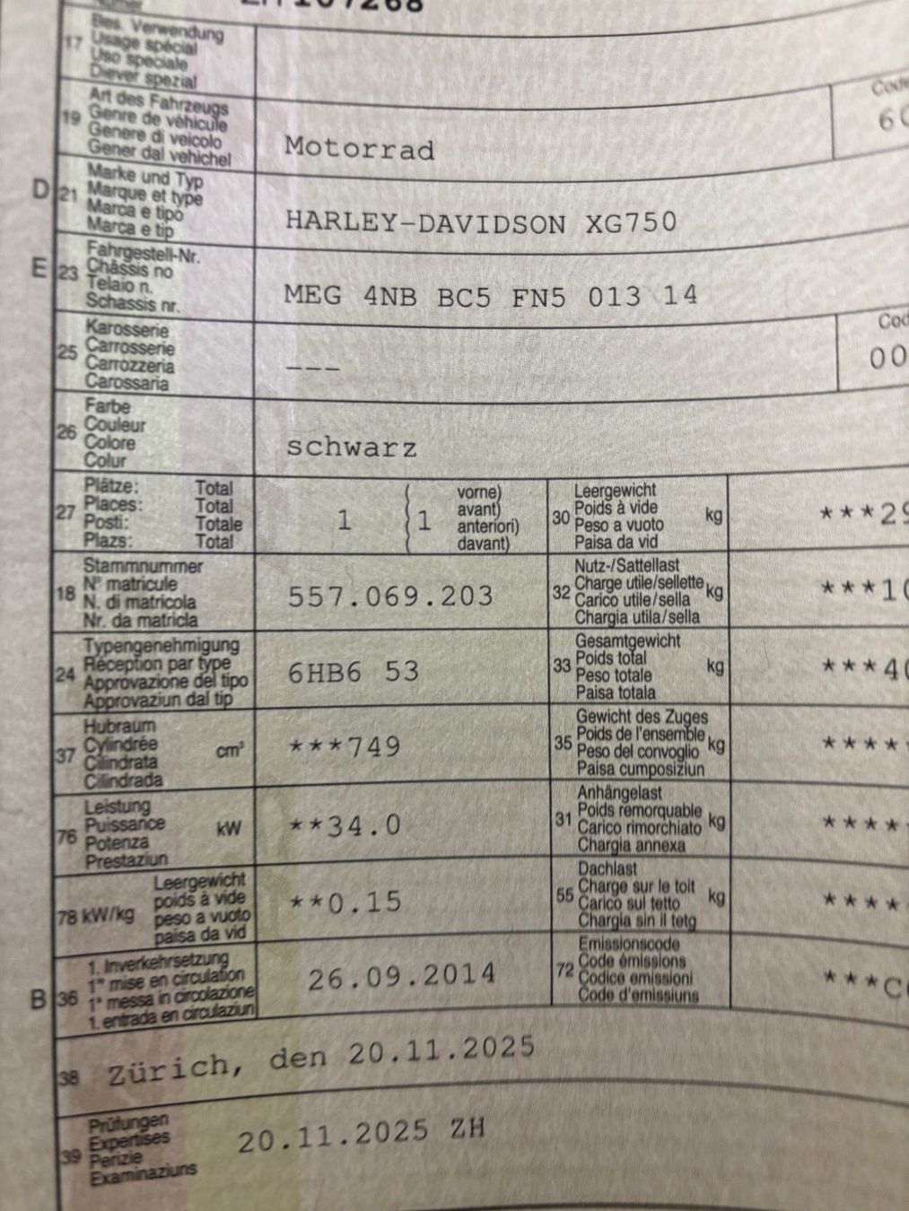 Harley-Davidson Chopper: Harley Davidson Bobber – Neu (gemäss Beschreibung) aus Regensdorf von all_2tcd 2