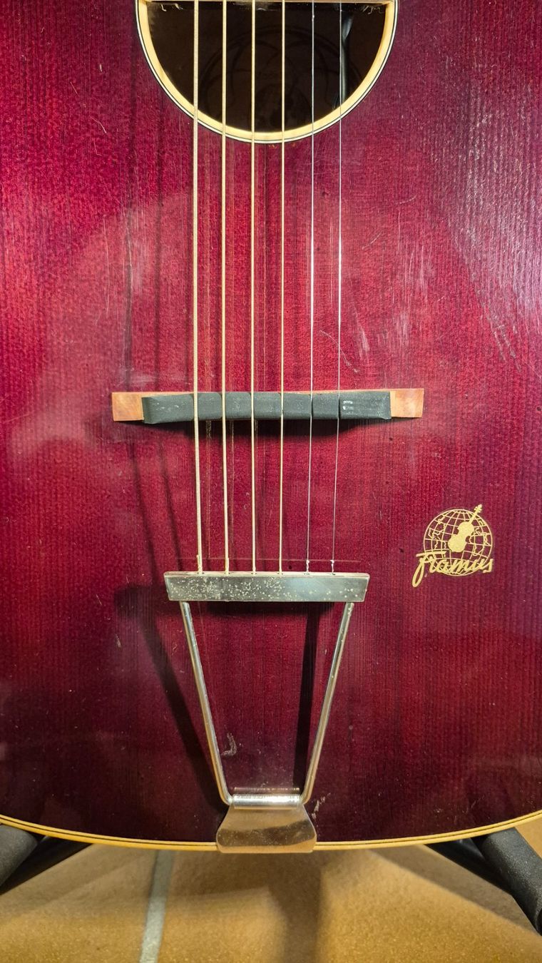 Framus Musikinstrumente: Rubber Bridge Conversion Vintage Framus 5/18 Hawaii – Gebraucht aus Winterthur von NorrSydGuitars 5
