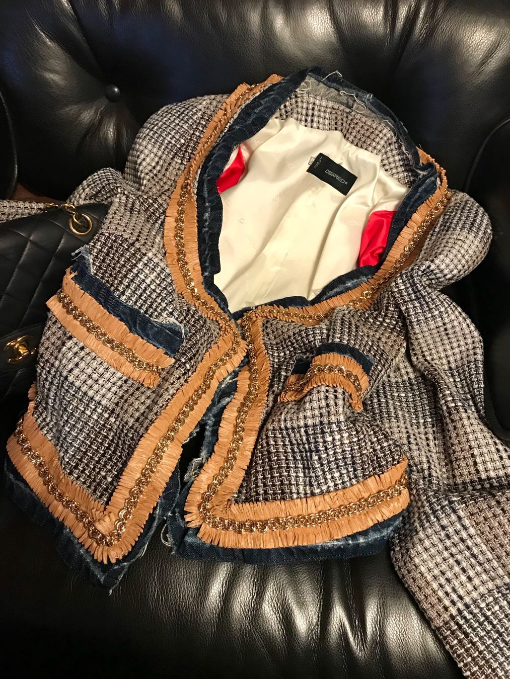 Dsquared2 Giacche: Dsquared2 Bouclé Jacke – Nuovo (secondo la descrizione) da Uster venduto da Charis5