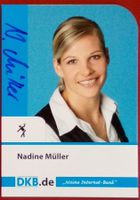 Nadine Müller Autogramm signiert Foto 10x15cm