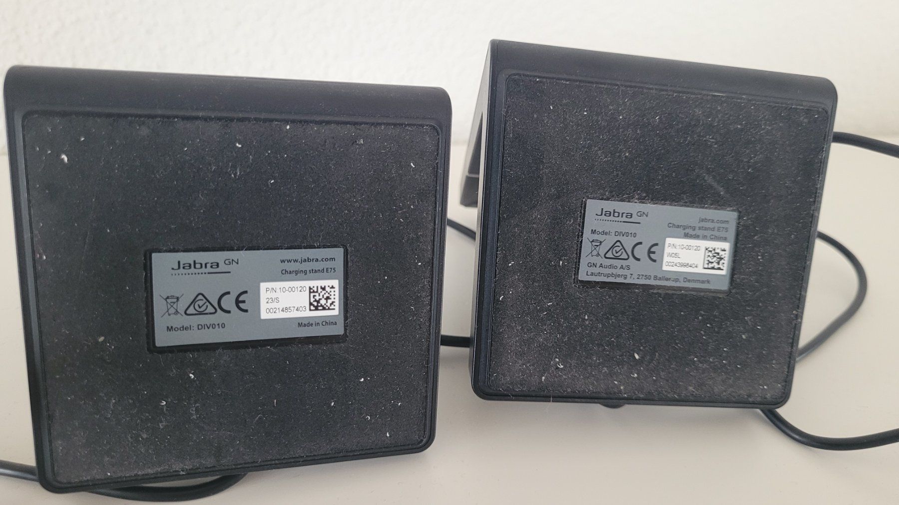 Jabra Caricabatterie: 2x Jabra Headset Ladestation E75 mit Micro USB – Usato da Jona venduto da BrickNickStore 2