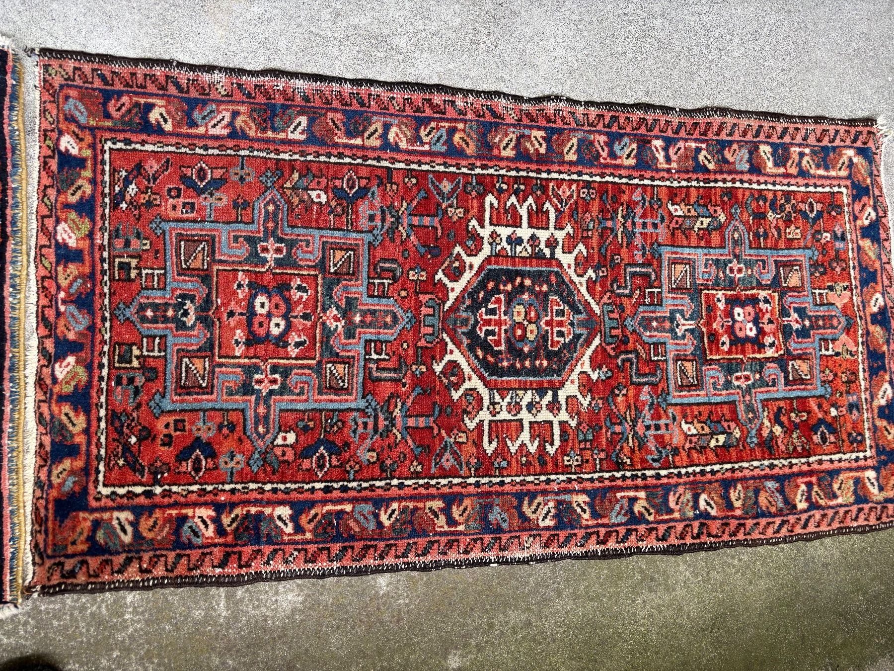 Tappeti: 2 kleine Orientteppiche Heriz? – Usato da rotkreuz venduto da baudisch 2