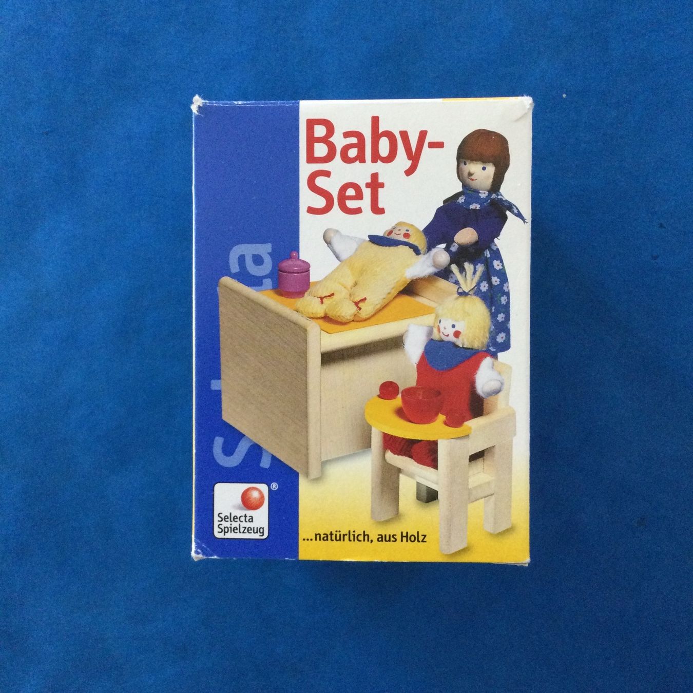 Selecta Case e mobili per bambole: Selecta 4205 Baby-Set /. Set de bébé de Selecta 4205 – Nuovo e nell'imballaggio originale da S. Pietro venduto da pic_mc9g