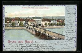 Basel, Klein-Basel und Alte Rheinbrücke
