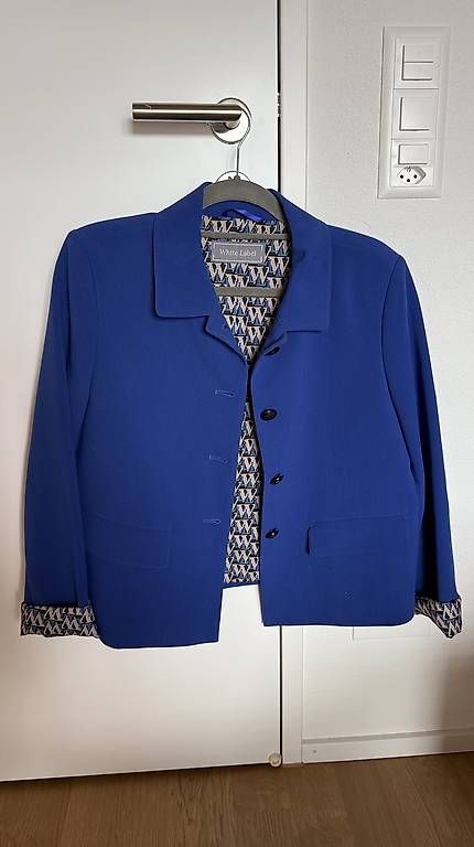 Giacche: KOBALTBLAUER BLAZER, WHITE LABEL, GR. 38 – Usato da Othmarsingen venduto da yot_ds5b