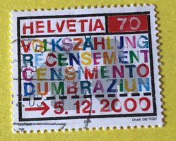 Nr.1005 GESTEMPELT Volkszählung 2000  Siehe Original Fotos.