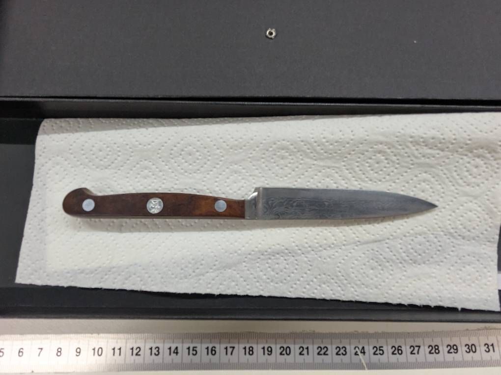Solingen Coltelli da cucina: Güde Universalmesser 10cm Damast – Usato da Knonau venduto da diebianca
