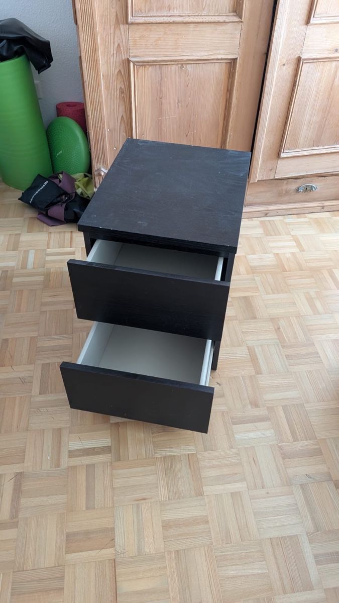 Ikea Kommoden: IKEA MALM Kommode 2 Schubladen schwarzbraun 40x55cm – Gebraucht aus Seuzach von Turner32