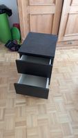 IKEA MALM Kommode 2 Schubladen schwarzbraun 40x55cm