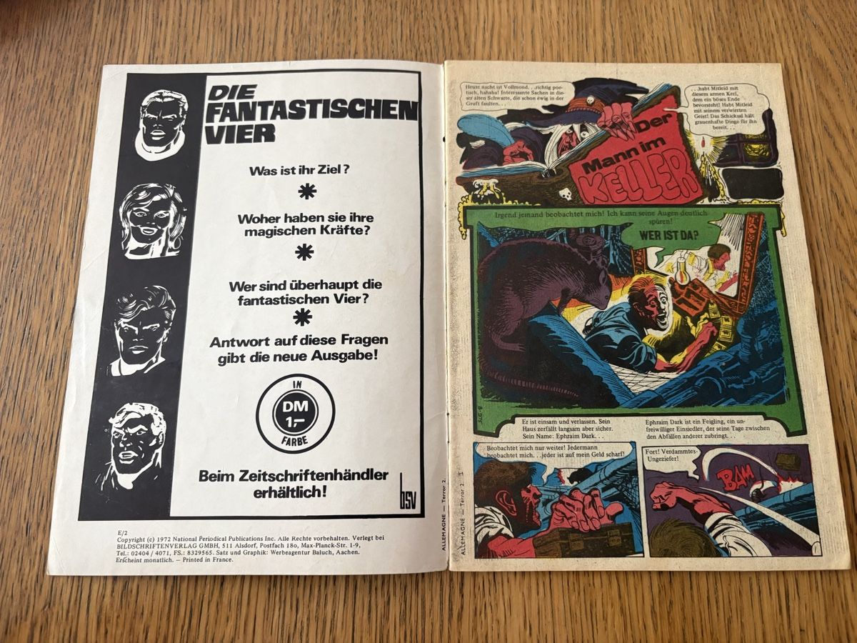 Fumetti: Horror BSV nummer 2 !!!! Sehr selten! – Usato da Wangen b. Dübendorf venduto da Antiz1210 3