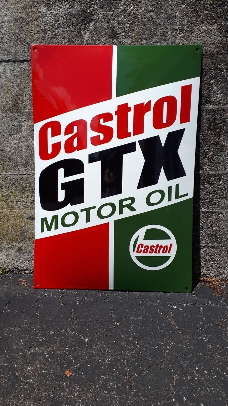 Schilder: Emailschild Castrol – Gebraucht aus Zürich von timbuktu03