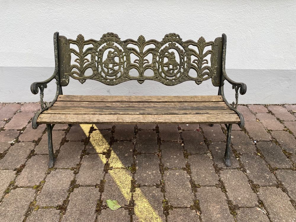 Gartenbank/Sitzbank aus Gusseisen Kaufen auf Ricardo