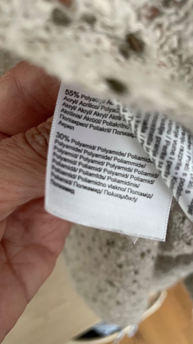 Comma Giacche: Comma Strickjacke, beige gesprenkelt – Usato da Trüllikon venduto da Megan 2