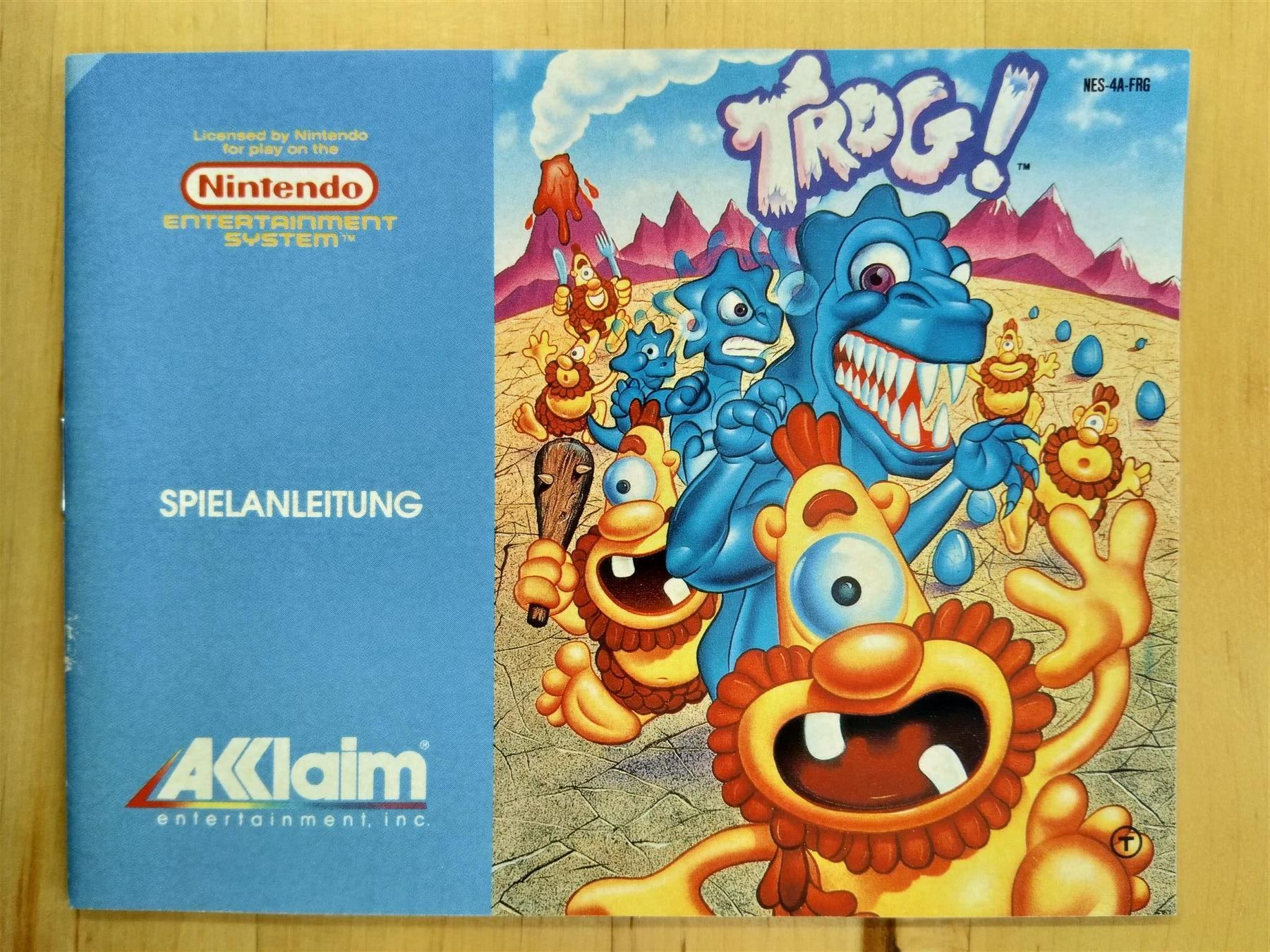 Nintendo Documenti: Trog! - Spielanleitung - Nintendo NES – Usato da Frauenfeld venduto da pakuw1