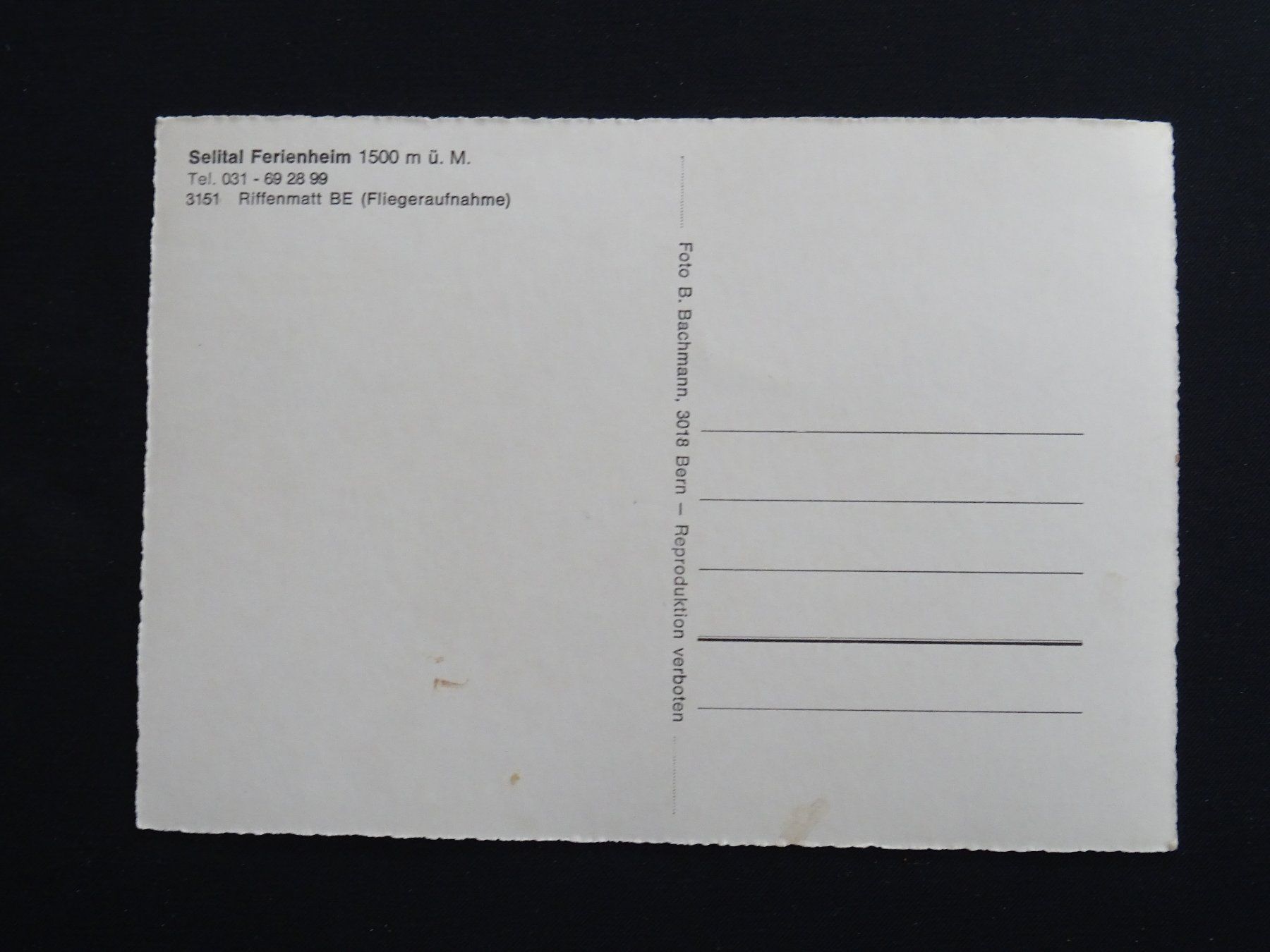 Cartoline postali: Postkarte Selital Ferienheim – Usato da Rothrist venduto da heinrich1966 1