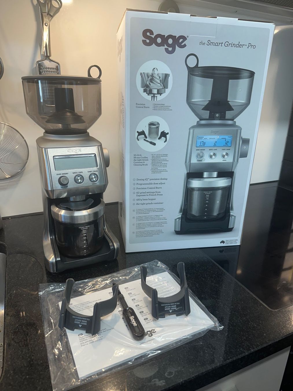 Sage Elettrodomestici da cucina: Sage The Smart Grinder Pro Coffee Grinder good condition – Nuovo (secondo la descrizione) da Glattbrugg venduto da aga_8trj 5