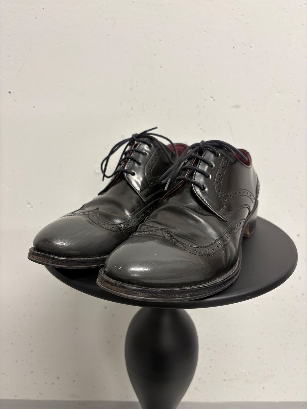 Navyboot Scarpe da donna: Navyboot Schnürschuhe Gr. 39 Leder schwarz grau Budapester – Usato da Regensdorf venduto da secondchancefashion 1