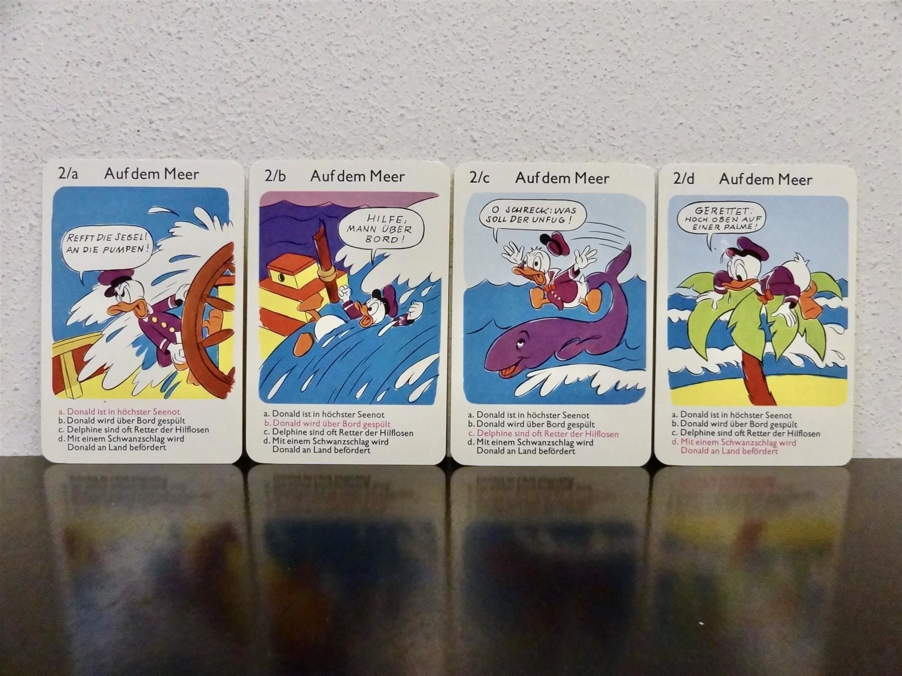 Giochi: schönes altes Quartett DONALD DUCK – Usato da Kerzers venduto da wisaundso 3