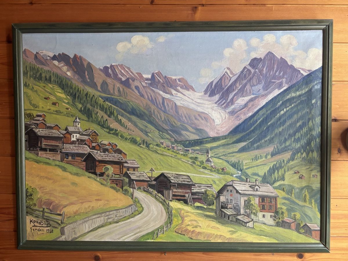 Dipinti: Gemälde von 1938 Lötschental – Usato da Winterthur venduto da Bianca03