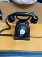 Telefon schwarz Drehscheibe Retro Zustand
50
