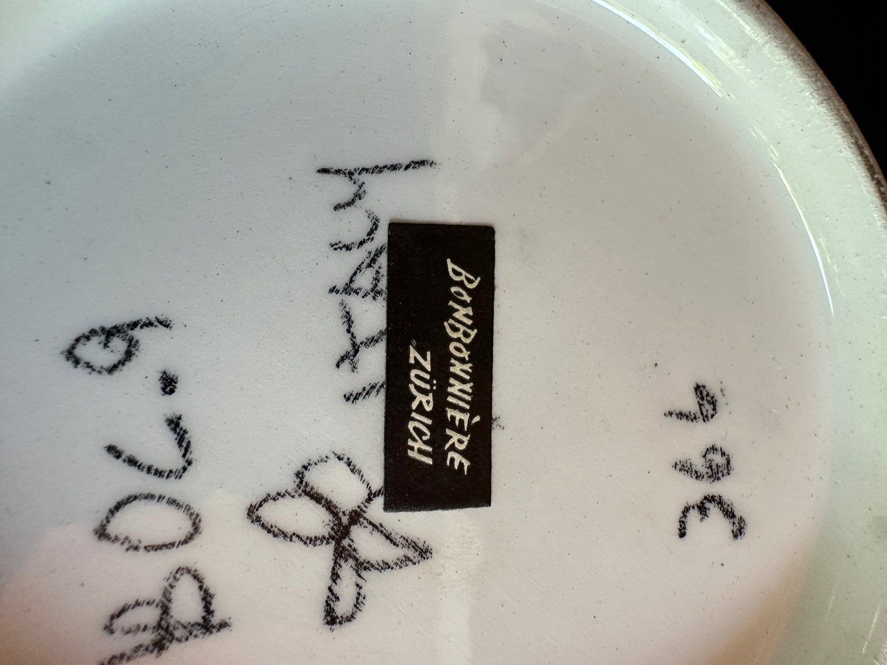 Zuccheriere: Porcelain Dose Mit Deckel ...bettmümfeli...Italy – Usato da Saas im Prättigau venduto da norman02 5