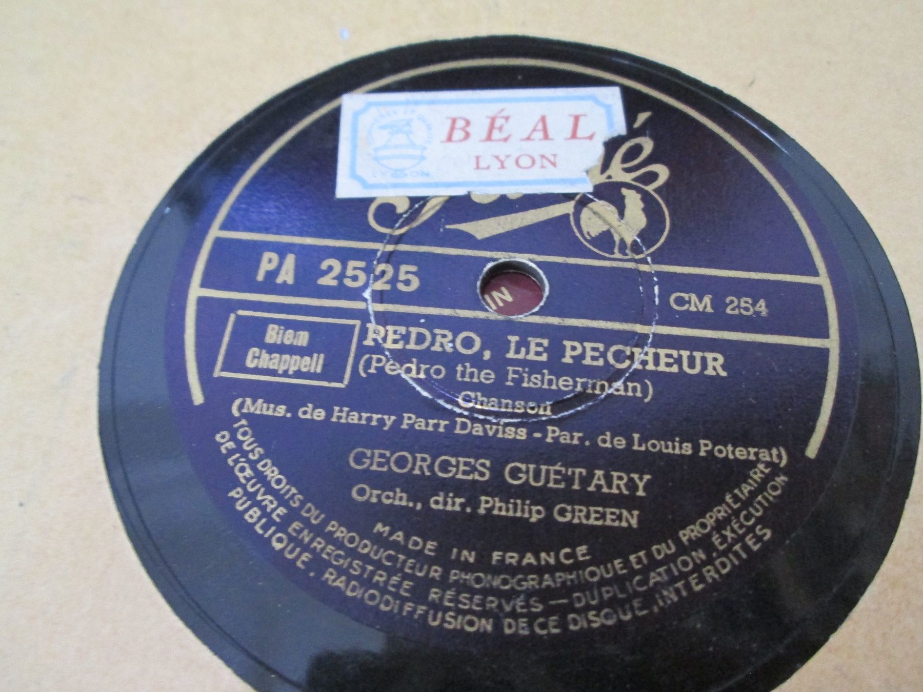 Schallplatten: DISQUES 78 TOURS – Gebraucht aus Lausanne von Leag 7