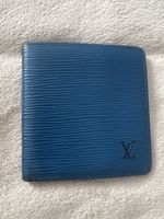 Original Louis Vuitton Epi Leder Wallet in Blau Original