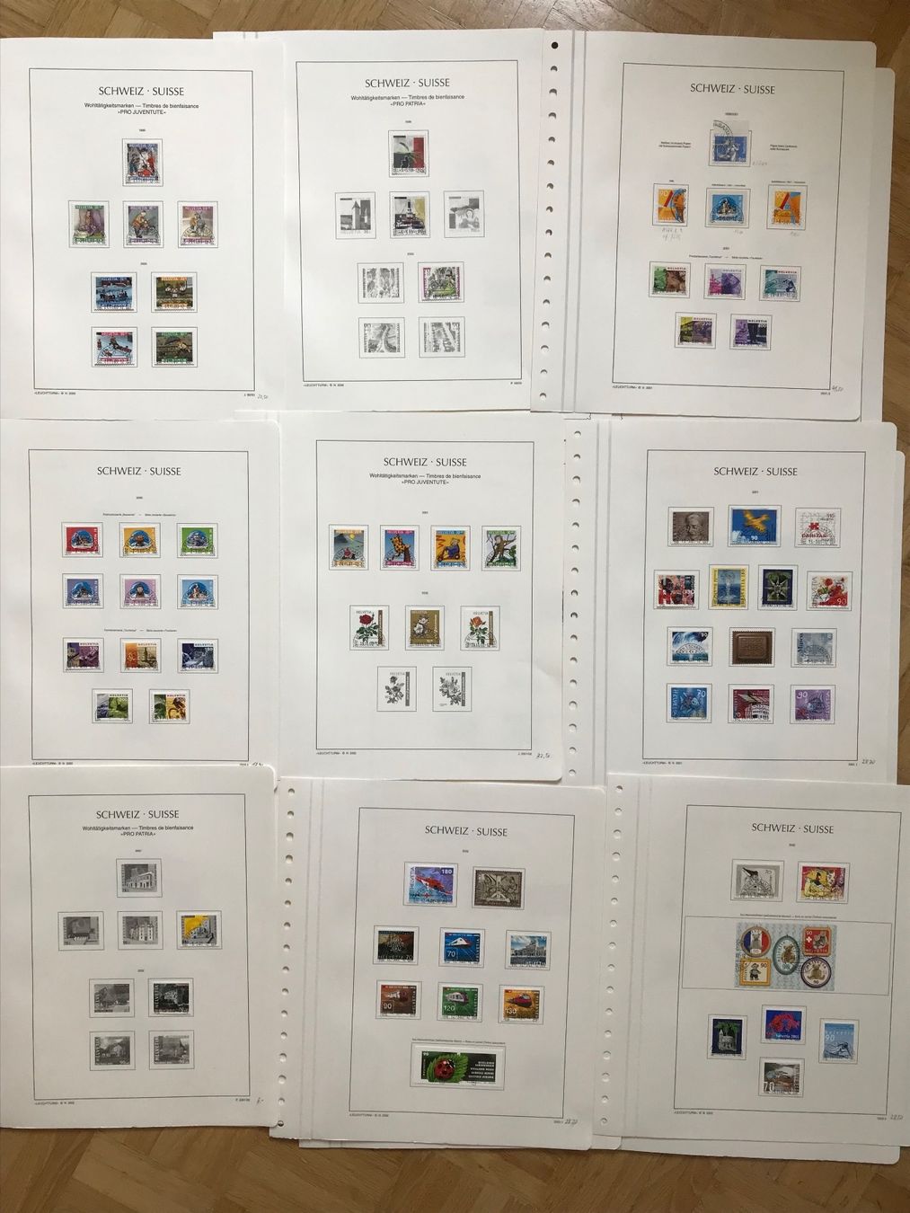 Tous les timbres: Schweizer Briefmarkensammlung ab 1988 - 2005 – D'occasion à stäfa par brandy66 4