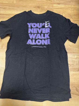 Nike Liverpool FC T-Shirt You'll Never Walk Alone Grösse L