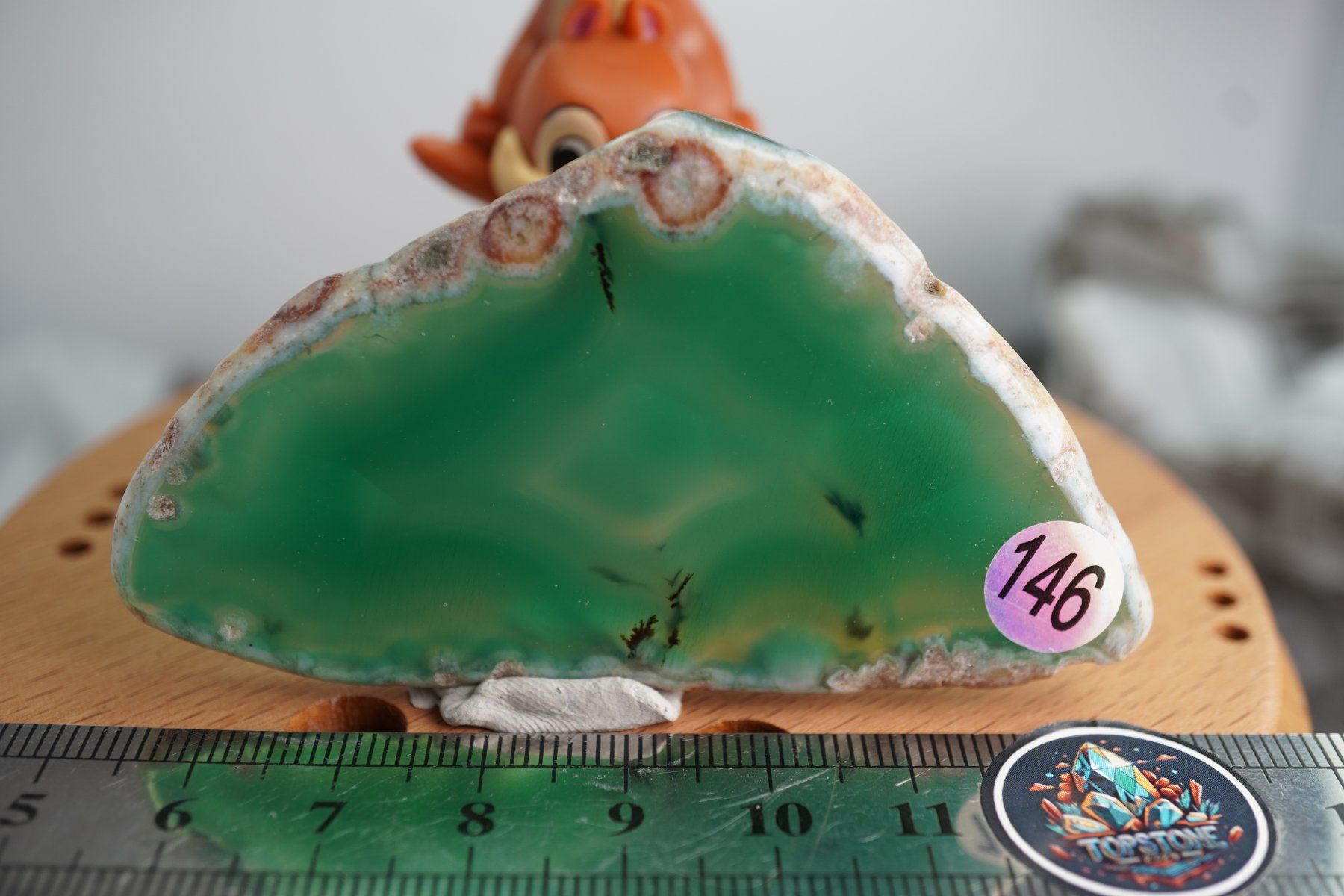 Mineralien & Heilsteine: Achat Scheibe Grün  (Räumung!) – Neu und originalverpackt aus Eschenbach SG von topstone 3
