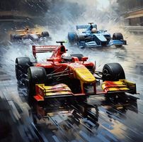 Diamond Painting Formel-1 Rennszene-64-30x30-1225