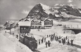 Postkarte Kleine Scheidegg, gelaufen am 7.4.41