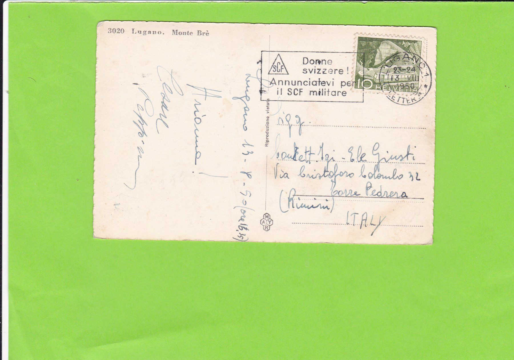 Cartes postales: Lugano – D'occasion à St. Peterzell par neckertal 1