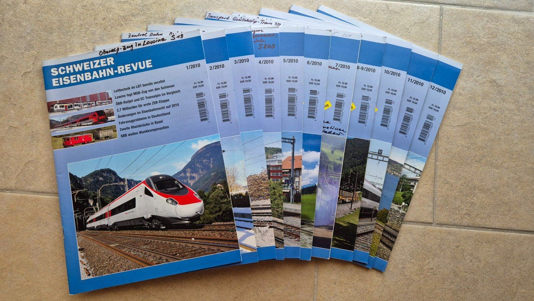 Zeitschriften & Magazine: Schweizer Eisenbahn-Revue 2010 – Gebraucht aus Brienz BE von Chutzli02