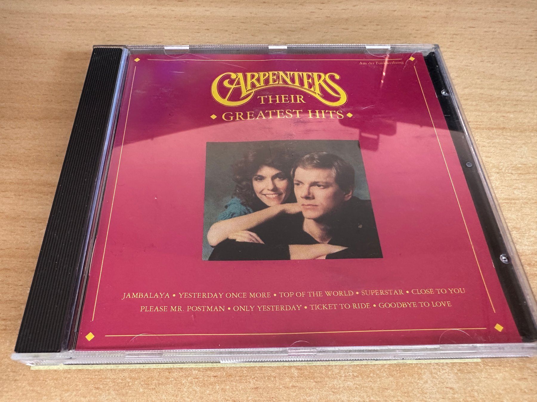 CDs: B2 Carpenters – Their Greatest Hits – Gebraucht aus Rikon im Tösstal von Alpenmutz