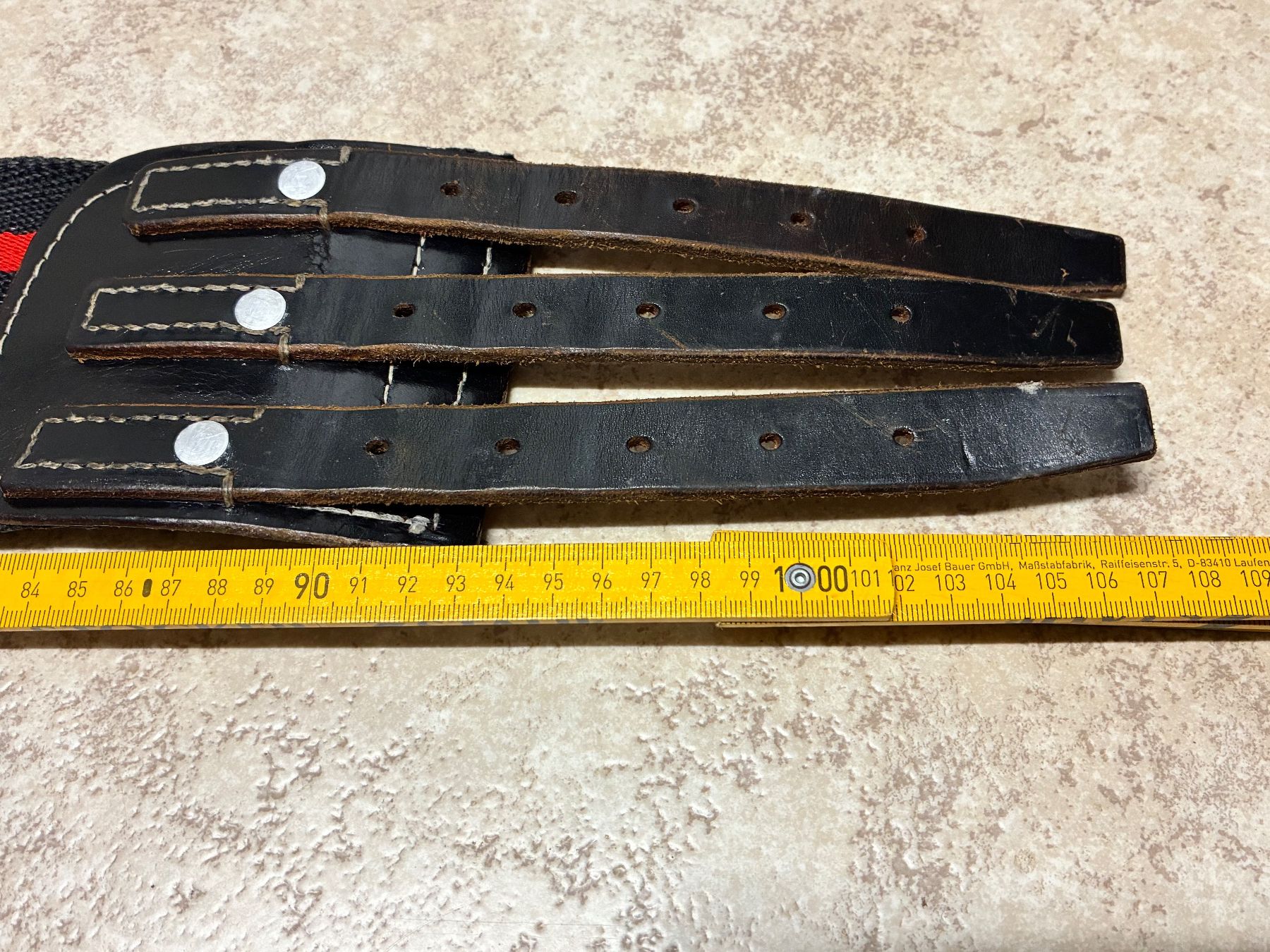 Attrezzatura da arrampicata: Feuerwehrgurt mit Karabiner Vintage – Usato da Horw venduto da adler65 7