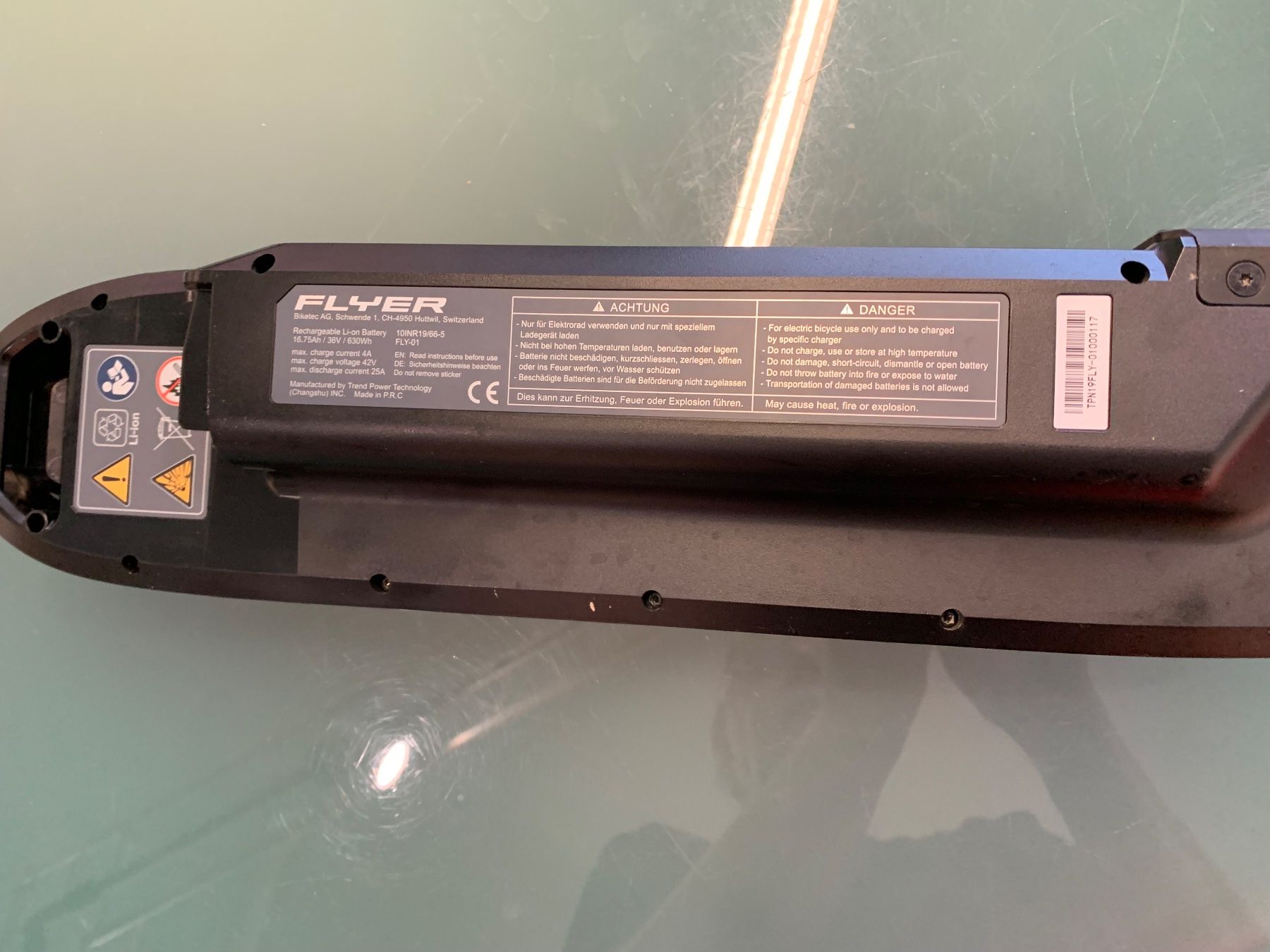 Flyer Batterie: Flyer SIB Akku 630Wh – Usato da Widen venduto da chilli2hot 1
