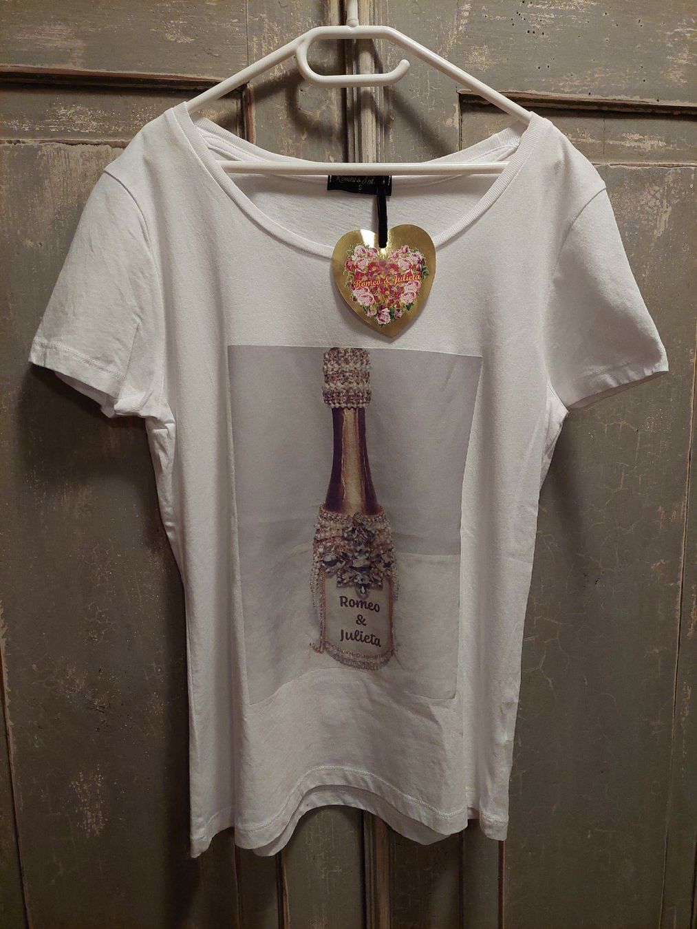 T-shirt: Romeo & Julieta . Clara White 25 S – Nuovo e nell'imballaggio originale da Besenbüren venduto da teluride89 1