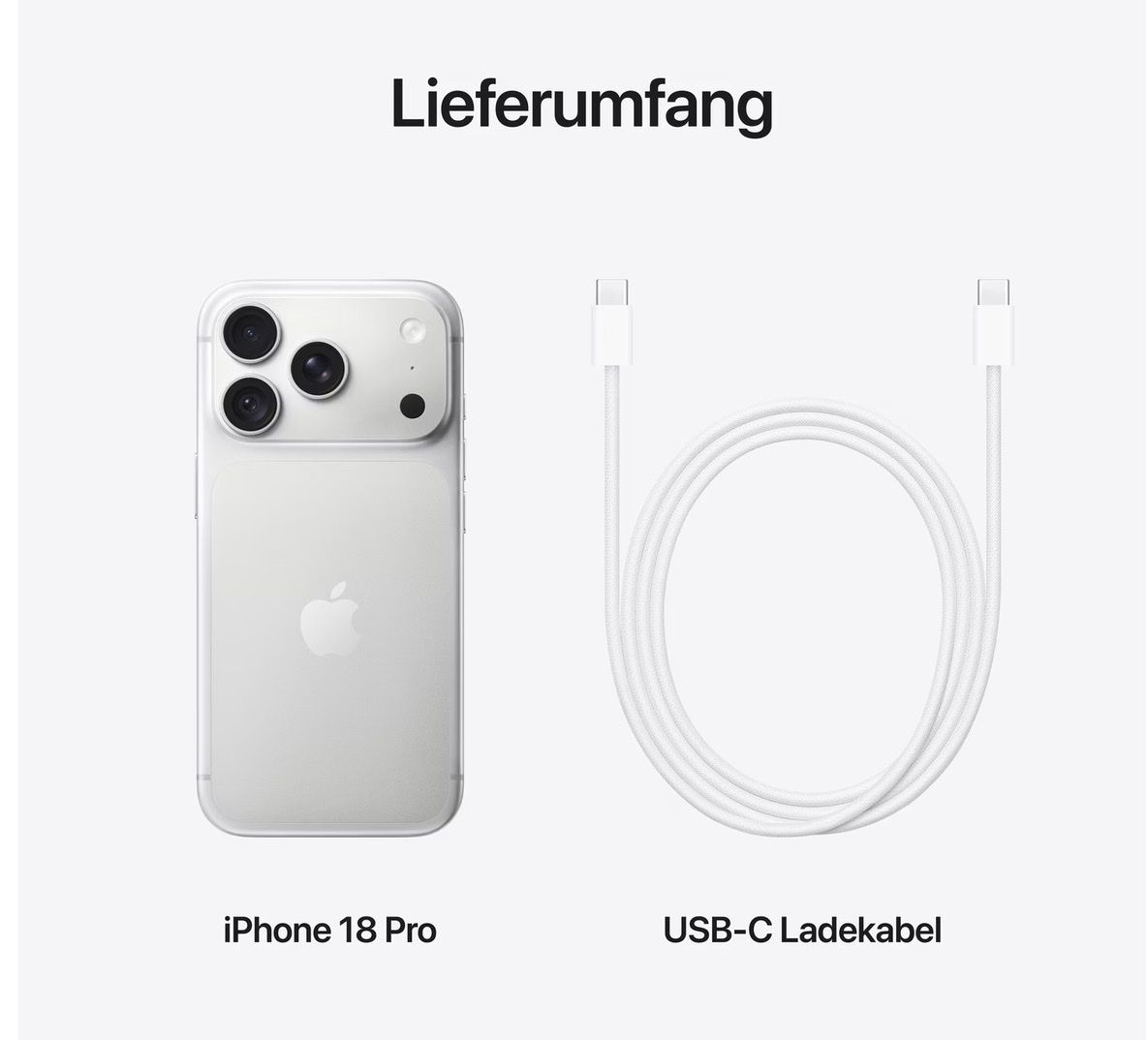 Apple Handys / Smartphones: iPhone 18 Pro 512GB Silber – Neu und originalverpackt aus Wallisellen von Mbravo 2