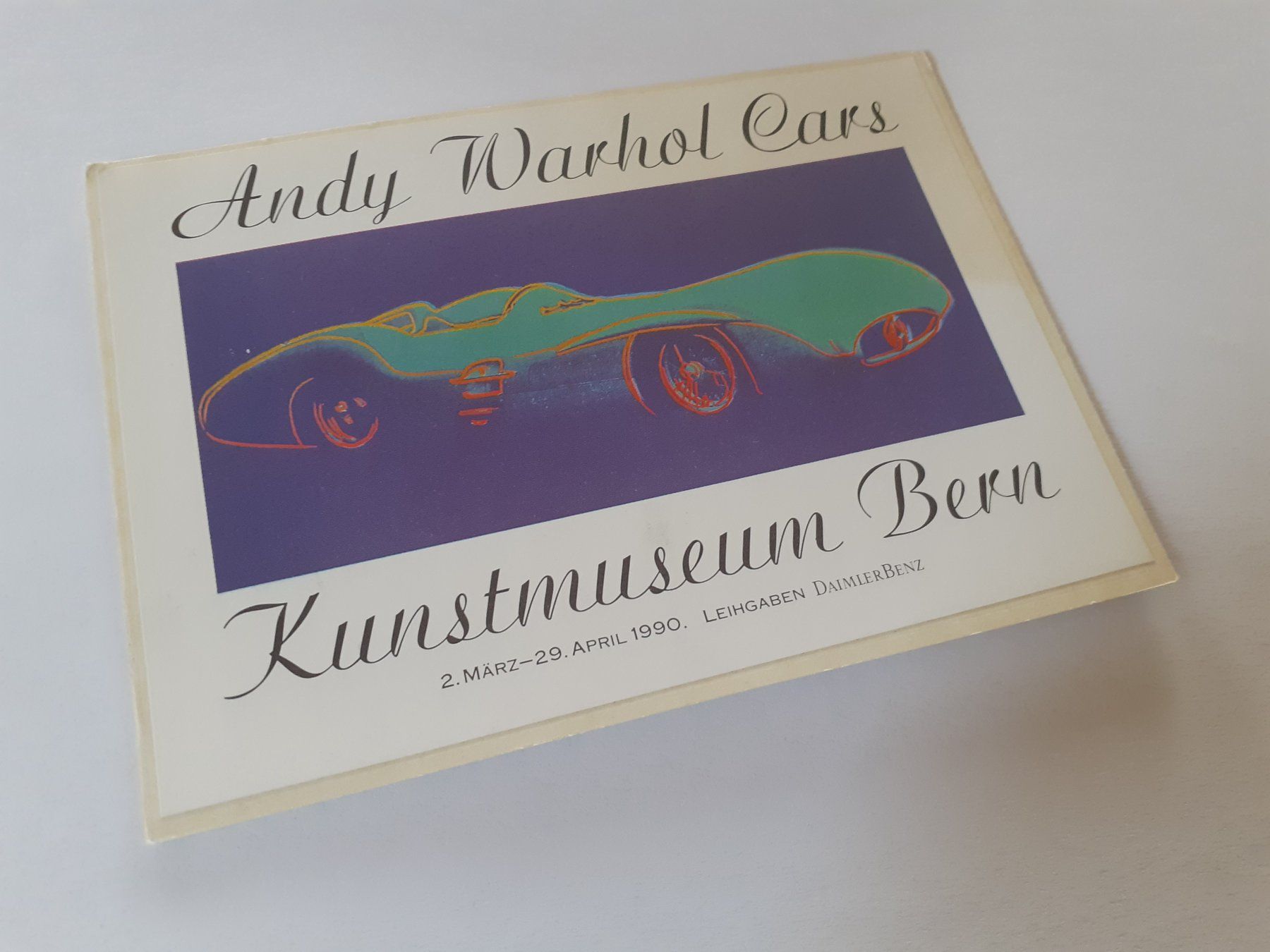 Foto & Immagini: ANDY WARHOL - CARS - KUNSTMUSEUM BERN - 1990 – Usato da Winterthur venduto da Ornyx7