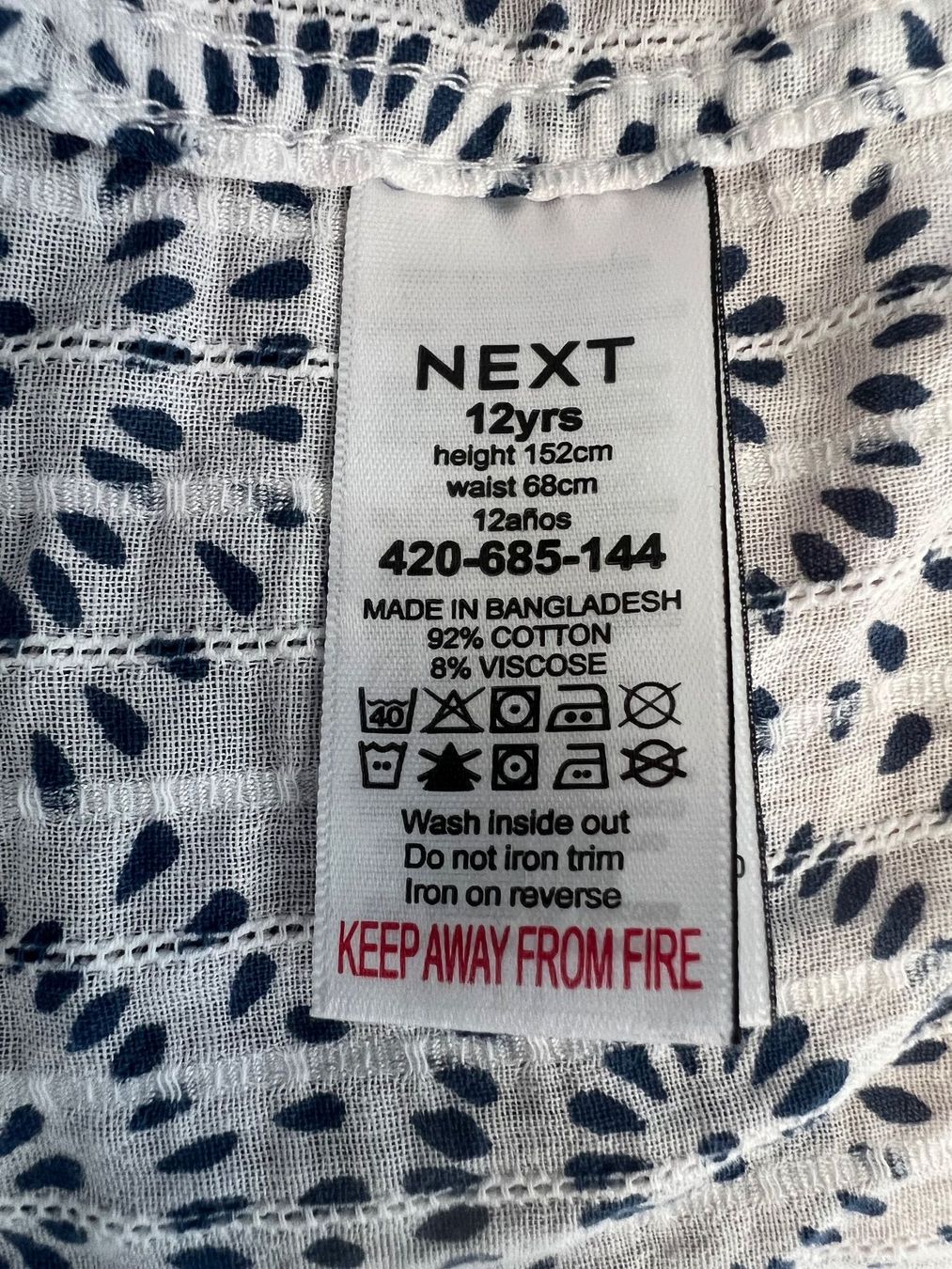 Next Chemises, T-shirts & Polos: Neues Kurzarmhemd von NEXT 152 – Neuf (Voir description) à Lengnau BE par Rubin27 3