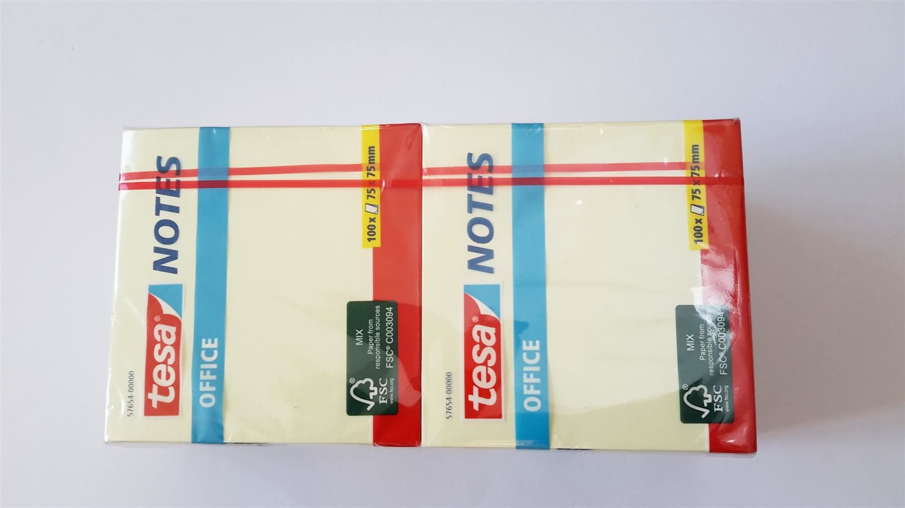 Schreibblöcke: Haftnotizen tesa 12x,  75 x 75mm, gelb – Neu und originalverpackt aus St. Gallen von cointec 1
