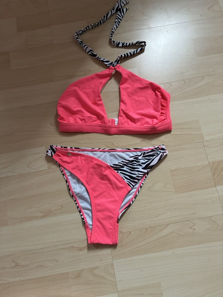 Costumi da bagno & Bikini: Sommerlicher Bikini, Pink/Zebra, Grösse S - Hingucker! – Nuovo e nell'imballaggio originale da Haag (Rheintal) venduto da 2026Top
