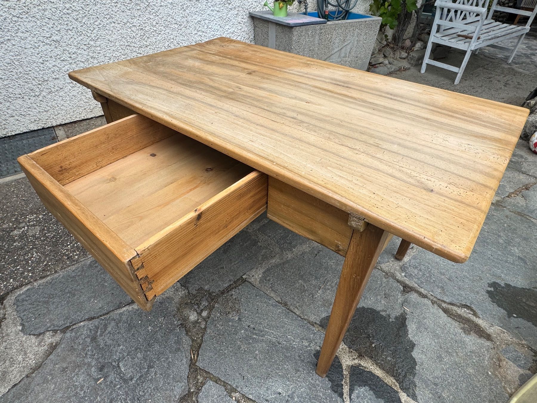 Tavoli: Tisch antik, mit Schublade – Usato da Hemmental venduto da expani 2