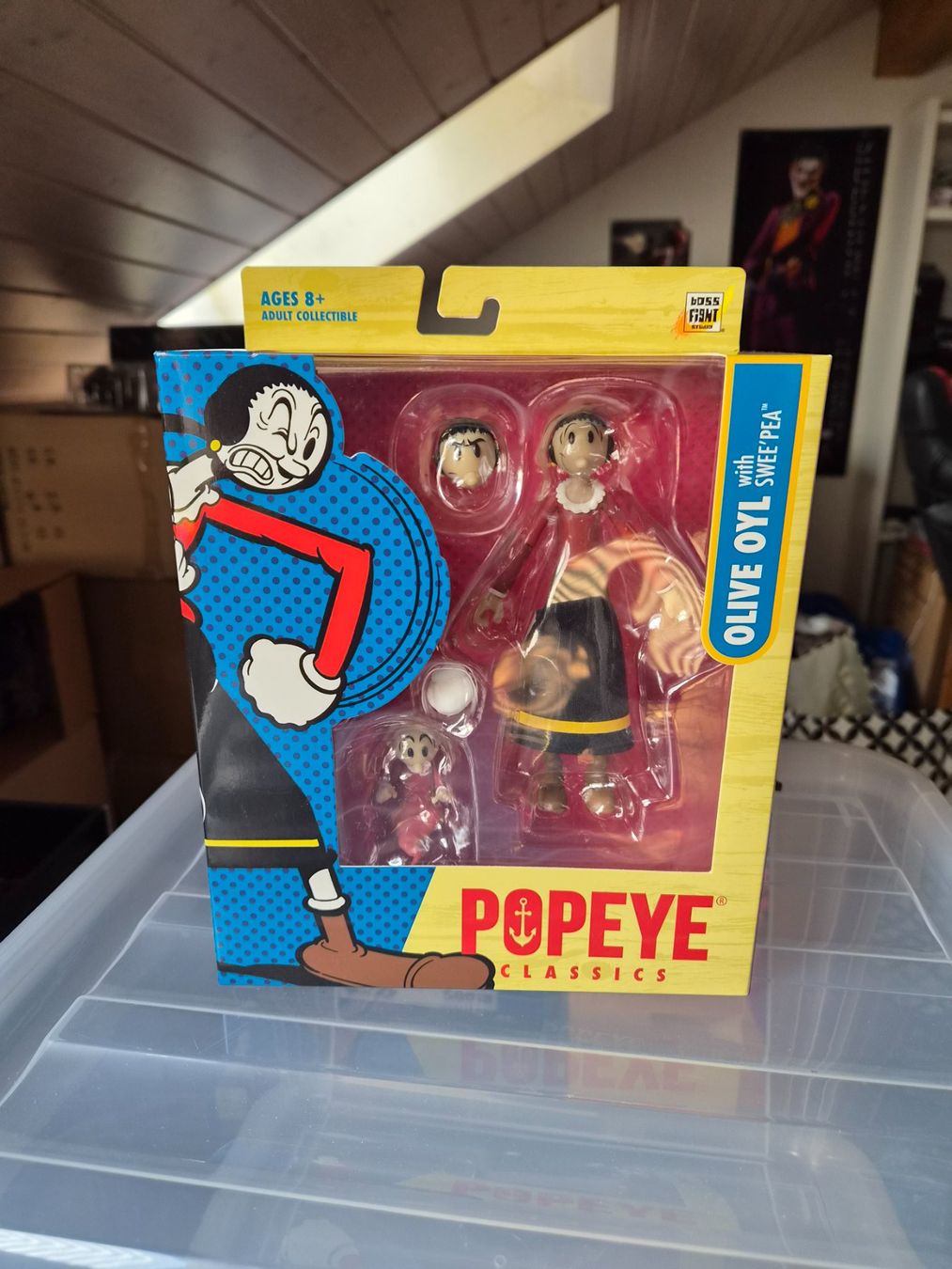 Statuette: Popeye Classics Olive Oyl & Sweet Pea OVP – Nuovo e nell'imballaggio originale da Sisseln AG venduto da schenk-figuren