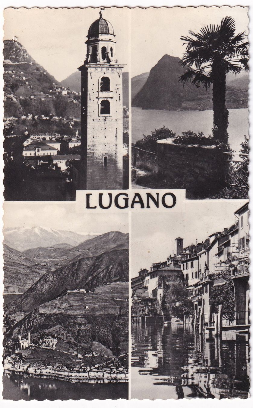 Cartes postales: Lugano Multivues – D'occasion à Cormoret par Pascalll2001