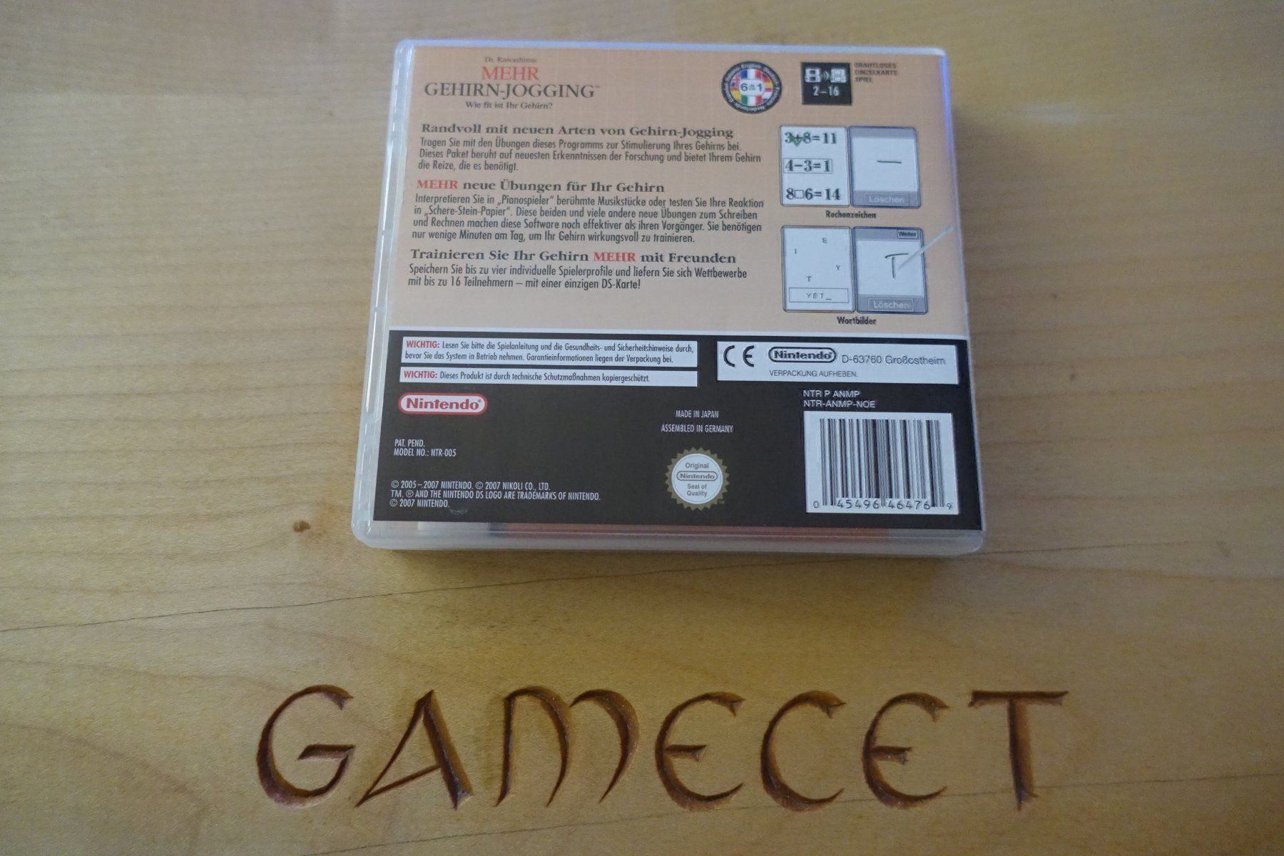 Giochi: Dr. Kawashima: Mehr Gehirn-Jogging – Usato da Steinach venduto da Gamecet 2