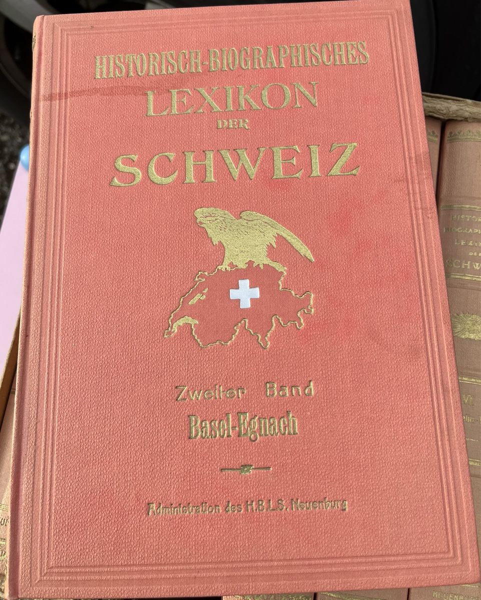 Libri: Historisch-biographisches Lexikon der Schweiz. – Usato da La Tour-de-Peilz venduto da Pansy02 6
